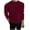 Burgundy, variant on ZQUUVOU Men's Button Front Knit Sweater Long Sleeve Comfortable Casual Business Slim Tops Ribbed Knit Pullover White