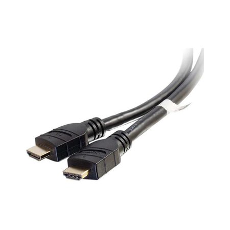 UPC: 0757120414155 | C2G 41415 4K Active High Speed HDMI Cable  4K 60Hz  In-Wall CL3-Rated  Black (50 Feet  15.24 Meters)