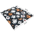 thumbnail image 4 of Dark Halloween Ghosts Pumpkins and Stars Blanket,Comfortable Soft Flannel Throw Blanket,All Season,Warm Lightweight Blankets for Sofa Bed Couch Living Room Chair,50"x60", 4 of 4