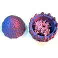 thumbnail image 5 of Dragon Egg - 3D Printed Egg with Flexible Pearly Sheen Dragon, 3D Printed Gift, Articulated Crystal Dragon Figurine Decor, Home Decor(12" Dragon), 5 of 7