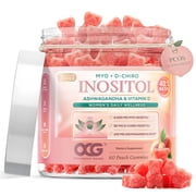 Myo-Inositol & D-Chiro Inositol Gummies with Ashwagandha | Fertility Supplement | PCOS supplements | Hormone Balance for women | Sugar Free