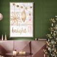 thumbnail image 6 of Elegant Ornaments Collection B - Framed Gallery Wrapped Holiday Canvas - 27 x 41 - Natural Wood Frame, 6 of 8