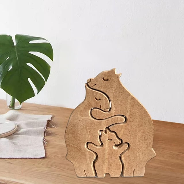 Exquisitas Estatuas de Animales, de Decoración de para , Adorno de Escritorio de Escultura de Estatuilla Animal Tres perfecl Mobiliario