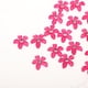 thumbnail image 3 of 20 botones de sastrería con parte trasera plana y decoración de diamantes de imitación para ropa Rosa roja, 3 of 7