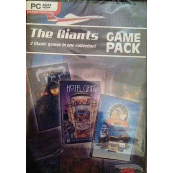 Giants Game Pack: Hotel Giant, Traffic Giant & Transport Giant (PC) NEW