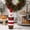 Y, variant on JGJJUGN Knitted Wine Bottle Sleeve, Red and White Striped Wine Cover, Alphabet Design, DIY Wine Bottle Decoration, Perfect for Holiday Parties and Advent Celebrations