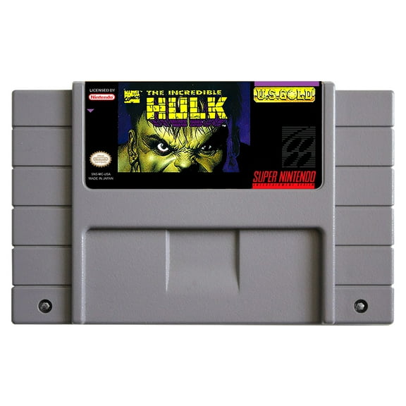 SNES Games Cartridge Incredible Hulk, The