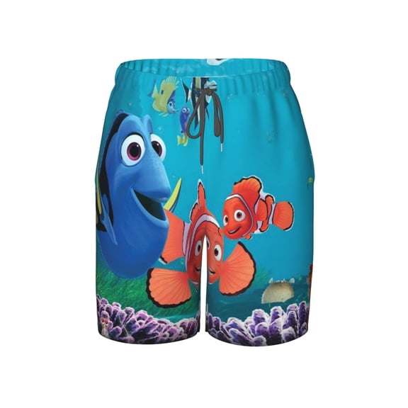 Finding Nemo Swim Trunks For Boys Beach Short With Drawstring Swimsuit Pants