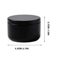 thumbnail image 2 of Luxicdy Survival Candle, 15 Hour Outdoor Survival Candle Scented Emergency Candle Long Lasting Emergency Survival Candle Slow Burning Candle Jars for Storm, Camping, Home Power Outages(Black), 2 of 7