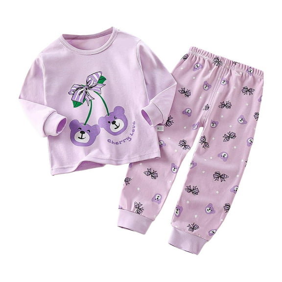 UYYX 12-18 Month Boy Clothes 12-18 Month Boy Outfits Toddler Boy Sweatshirt Outfit Long Sleeve Shirt Jogger Pants Fall Outfits Winter Clothes Set Light Purple