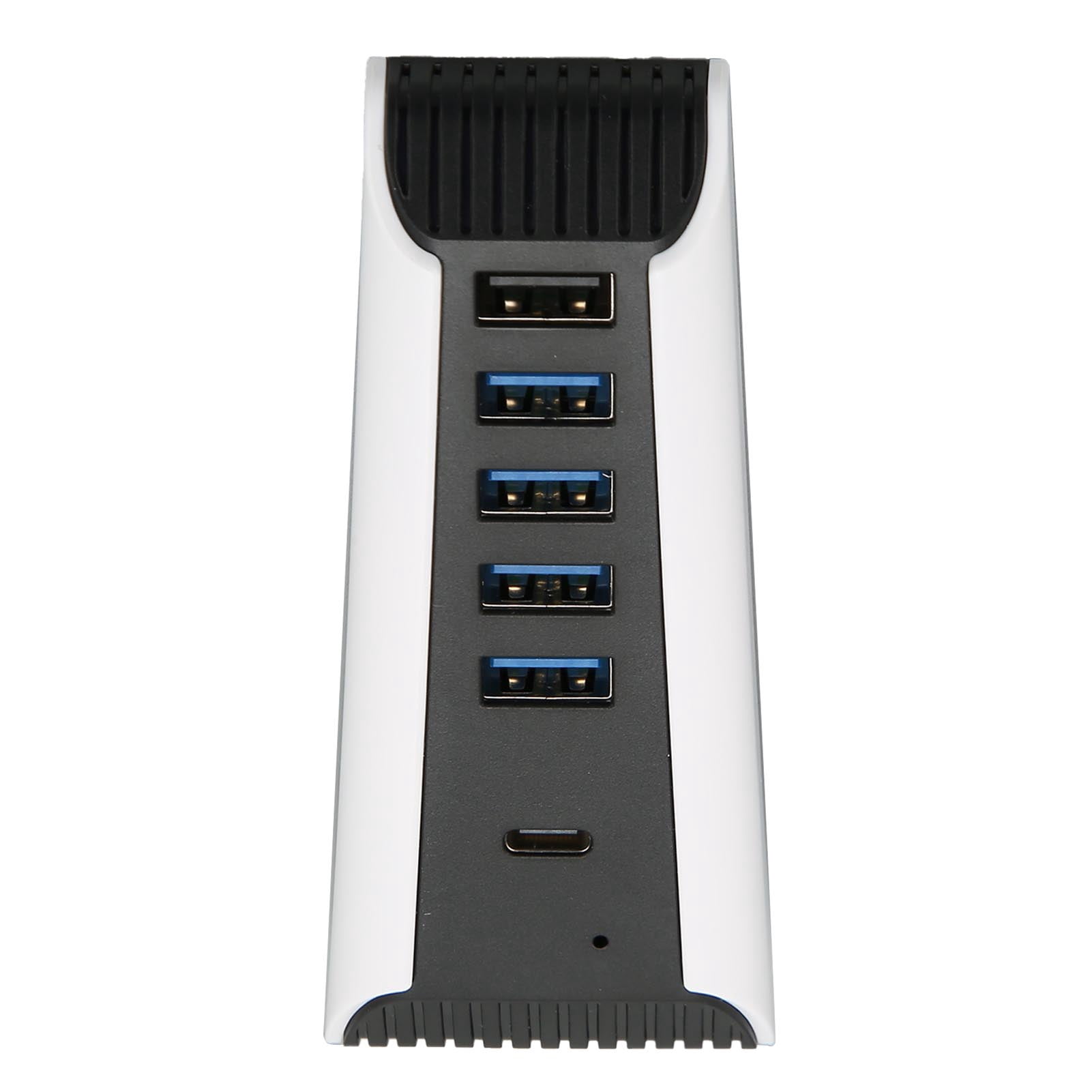 USB High Speed Expansion Hub, 5 Port USB Hub Stable Portable 1x USB C ABS  for Game Console