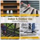 thumbnail image 3 of Anti-slip strips for stairs outside [5 pieces] - 15 cm x 61 cm anti-slip adhesive tape with reflective yellow stripes, non-slip adhesive tape for stai, 3 of 5