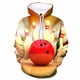 thumbnail image 2 of Sudadera con capucha con estampado 3D de bola de bolos para hombre, sudadera de manga larga con personalidad, sudadera para niños, ropa deportiva para exteriores, 2 of 5