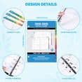 thumbnail image 5 of OMEYA Monthly Planner Inserts 2026–2029, 36 Month A5 Planner Refill (Apr 2026–Mar 2029), 5.5 x 8.5, 6-Hole Punched, Fits A5 6 Ring Binders, 5 of 7