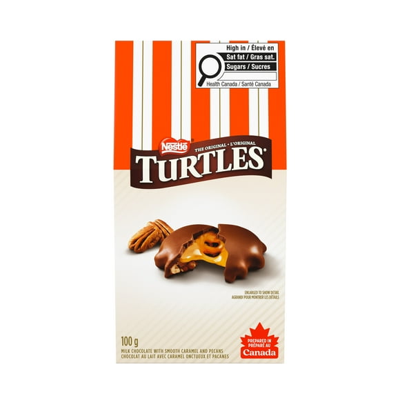 Turtles Gift Box, Smooth Caramel & Crunchy Pecans Draped In Milk Chocolate, 100 g