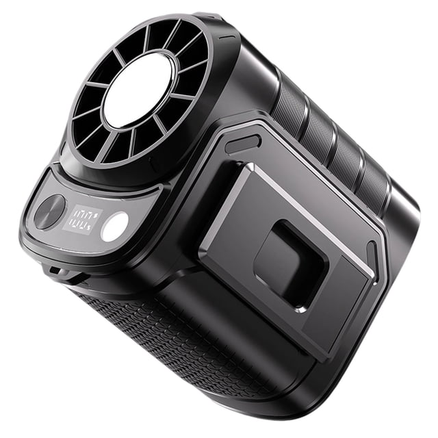 Ventilador portátil de cintura, batería recargable de 6000mAh, flujo de aire ajustable de 3 velocidades, ventilador manos libres para el cuello para trabajos al aire libre, viajes, ciclismo y
