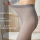 thumbnail image 2 of Bienvenido Mallas con forro polar para mujer, mallas térmicas translúcidas falsas, mallas cálidas transparentes de invierno, mallas sin pies, 2 of 5