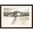 thumbnail image 2 of Art.com Herringbone Ski Track, Telluride, Colorado Art Print, Brown Frame Wall Art, 44" x 32", 2 of 5