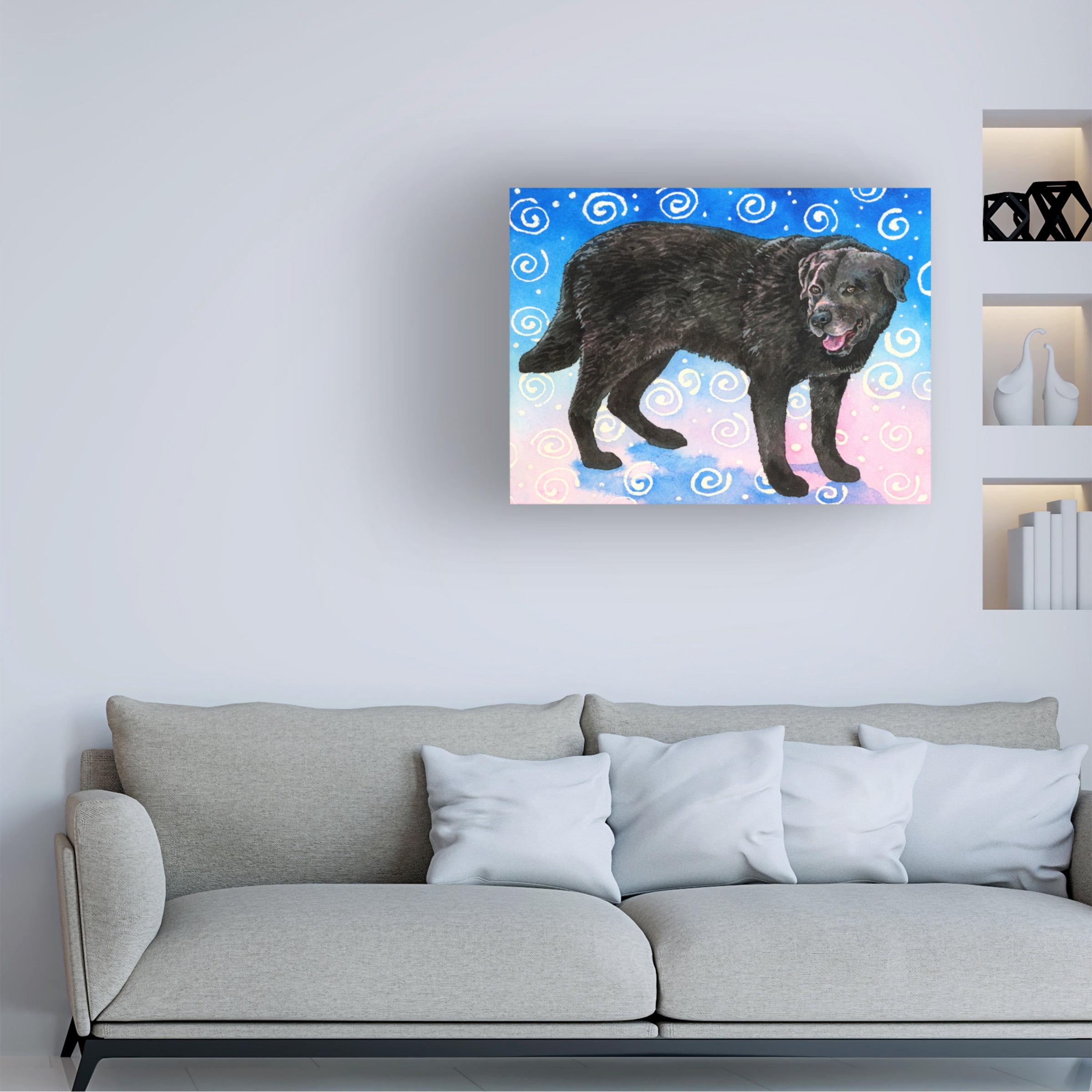 Wendy Edelson 'Pele Dog' Canvas Art