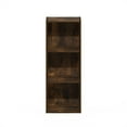 thumbnail image 4 of Furinno Pasir 3-Tier No Tool Assembly Open Shelf Bookcase in Amber Pine, 4 of 7