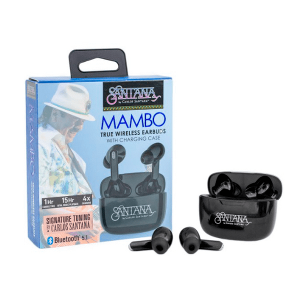 Santana Mambo True Stereo Earbuds with Case - Walmart.com