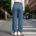 thumbnail image 6 of Women's Jogger Pants With Elastic Drawstring Wasit Pants Waist Multi-Pockets Casual Sweatpants For Active Gym Sessions, 6 of 7