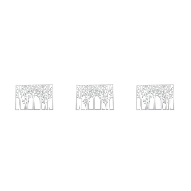 kurtrusly Craft Die Cutter Tree Pattern Exquisite Stenciling Mold Versatile Handicrafts Works Scrapbooking Supplies for DIY Making as shown 3Set