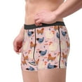 thumbnail image 3 of Wukai Funny Chicken Print Men’s Underwear Breathable Boxer Briefs,&nbsp;Moisture Wicking & Breathable-Small, 3 of 7