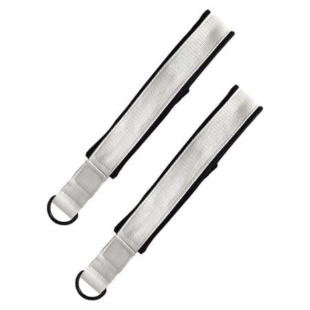 Baoblaze 2Pcs D Rings Straps Handle Women Men Pilates Double Loop Straps for Reformer