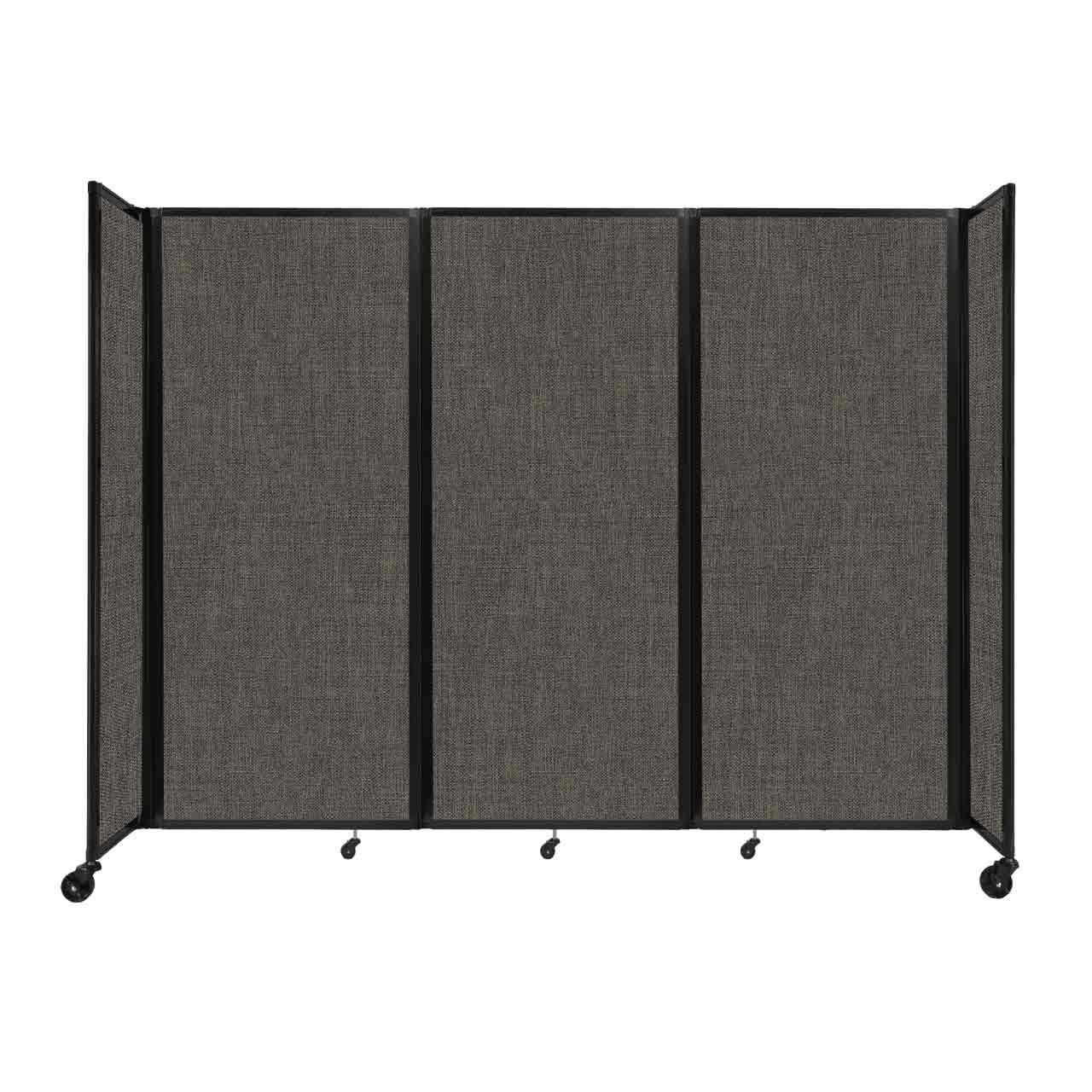 "Versare Room Divider 360 Portable Wall Partition 3 Panels Wide 8'6