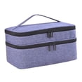 thumbnail image 2 of Organizador de esmalte de uñas Bolsa Bolsa de gran capacidad Multipureze soporte de esmalte de uñas Bolsa cosmética para arte de uñas kit de uñas kit Púrpura, 2 of 8