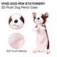 thumbnail image 4 of Estuche de lápices con diseño de perro de peluche, estuche de almacenamiento de dibujos animados de papelería de animales suaves MFZFUKR CPB-US-XD41-2, 4 of 5