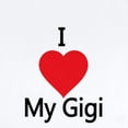 thumbnail image 2 of CafePress - I Love My Gigi Body Suit - Baby Light Bodysuit, Size Newborn - 24 Months, 2 of 4
