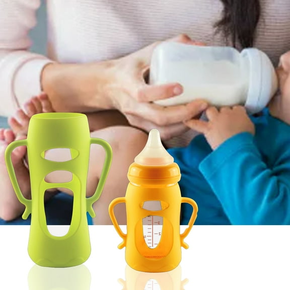 Visland 160/240ML Baby Bottle Protective Silicone Sleeve adaptation for Glass Baby Bottle