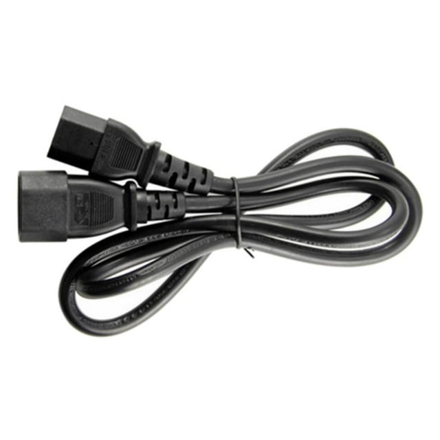 PVC negro C14 a C13 6.5 pies 3 clavijas 0,75 cuadrado reemplazar pieza