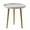 White, variant on EDHITNR Clearance Small Round Table Coffee Table Sofa Side Table Balcony Bedroom Rental Room Living Room Circular Small Coffee Table Black and Friday Deals 90% off
