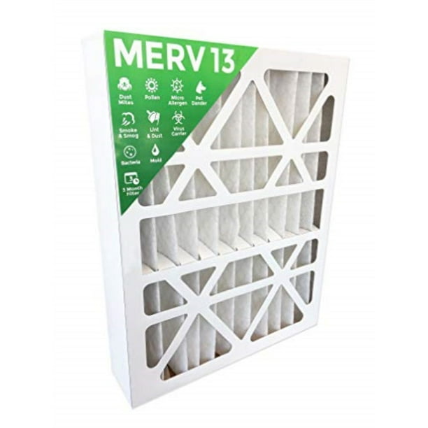 20x25x4 MERV 13 ( MPR 2200 ) AC Furnace 4 Inch Air Filters 4 Pack