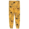 thumbnail image 5 of Domuza Halloween Pajama Pants for Men Casual Stretch Waist Drawstring Jogger Pj Pants Funny Spooky Graphics Comfy Soft Home Trousers Yellow L, 5 of 6