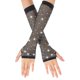thumbnail image 1 of By Rhinests Net Finrless Gs Net Gs Sparkly Glitter Fash Opera Gs para la noche de disfraces de los años 80, S, 1 of 5