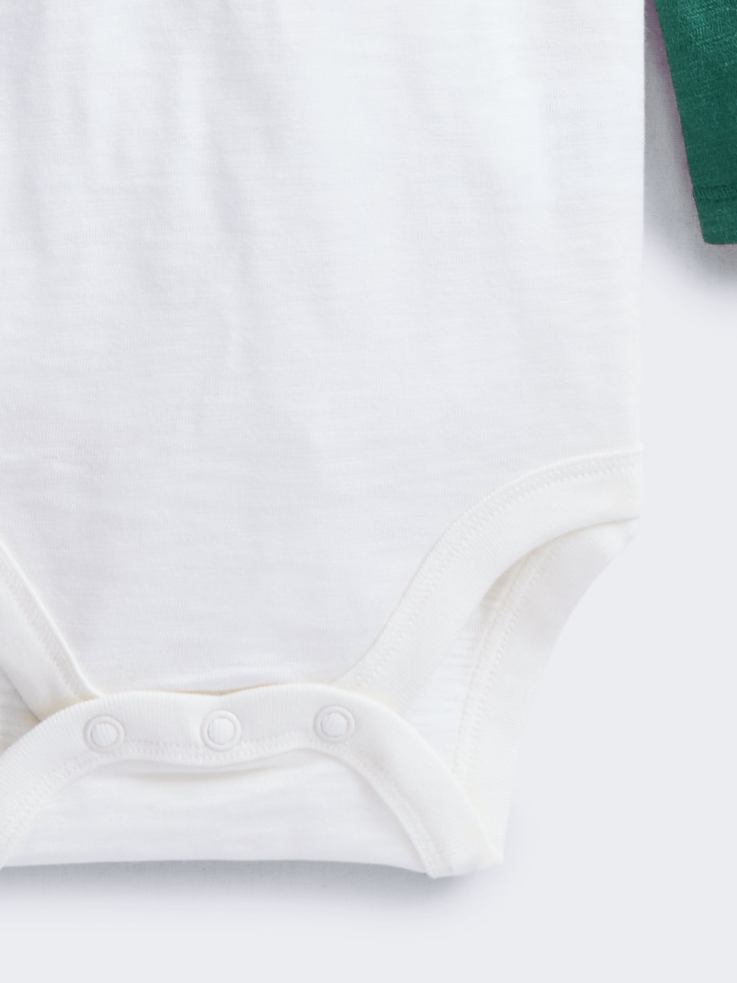 Wonder Nation Baby Boys' Graphic Cotton Bodysuit with Long Raglan Sleeves, Sizes 0M-24M