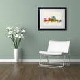 thumbnail image 3 of Trademark Fine Art 'Singapore Skyline' Canvas Art by Michael Tompsett, White Matte, Black Frame, 3 of 4
