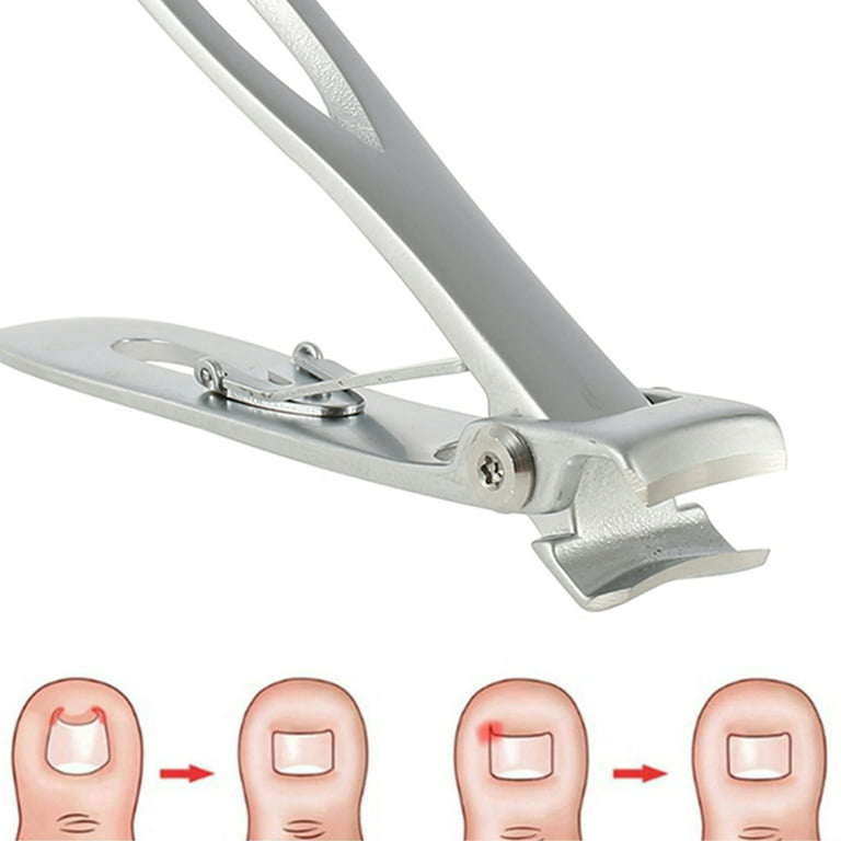 EBEWANLI Straight Nail Clipper, 17mm Wide Jaw Opening Extra Large
