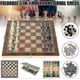 thumbnail image 5 of 9.4 Inch Wooden Chess Set Folding Board, Handmade Portable Board Sets, 5 of 5
