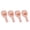 4 Pcs Pink, variant on Silicone Dumpling Mold, 2 Pcs Manual Baozi Molding Press, Dumpling Cake Pop Mold, 3D Bun Shape Silicone Mold for Diy Making Buns