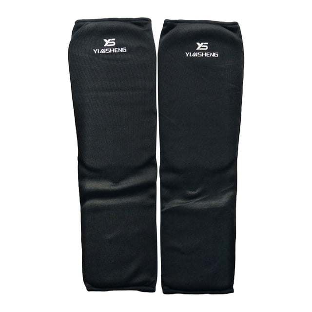 Espinilleras Zulema elásticas para kickboxing Karate protección Negro S
