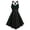 /c16Green53, variant on Huowey Gothic Dresses Women Halloween LaceâUp Waist Fancy Cosplay Party Gown V-Neck Spaghetti Strap Eye-Catching Halloween Dress,Purple,M