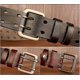 thumbnail image 5 of Men's Leather Double Prong Belt Classic Double Row Hole Belt Universal Hollowed Out Belt Jeans Men Waistband New Belts For Men, 5 of 5