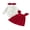 Red, variant on Loicainy Infant Baby Girls Christmas Outfit 3 6 12 18 Months Holly Berry Romper Overall Dress Headband Clothes Set