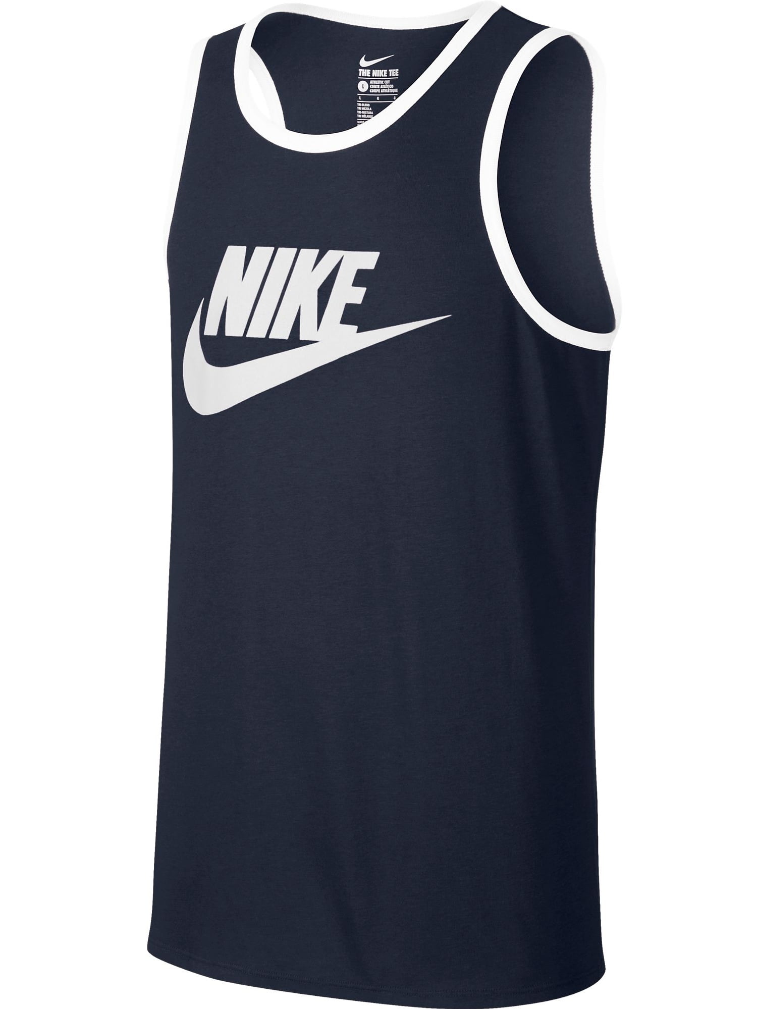 nike navy tank top