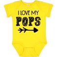 thumbnail image 3 of Inktastic I Love My Pops with Arrow Boys or Girls Baby Bodysuit, 3 of 5